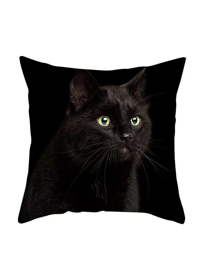 cat print pillow