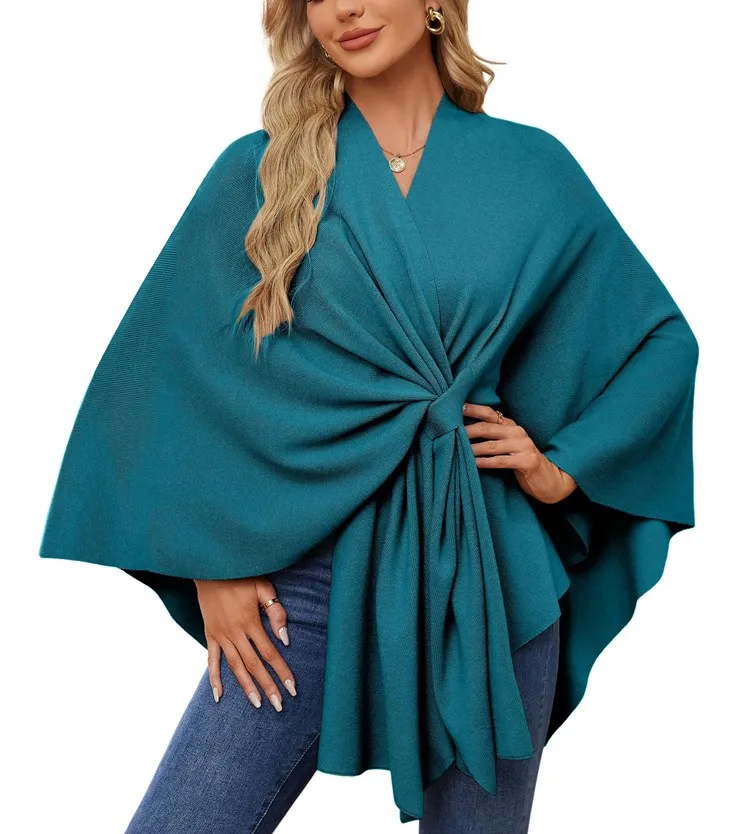 belted shawl wrap
