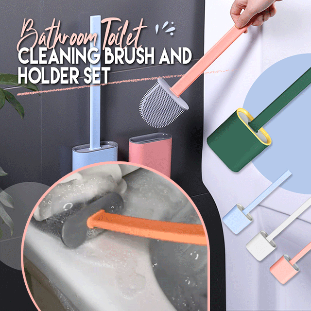 XJYBathroom Toilet Cleaning Brush And Holder Set