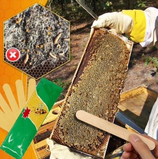 🐝Bee Safe Wax Moth Stick