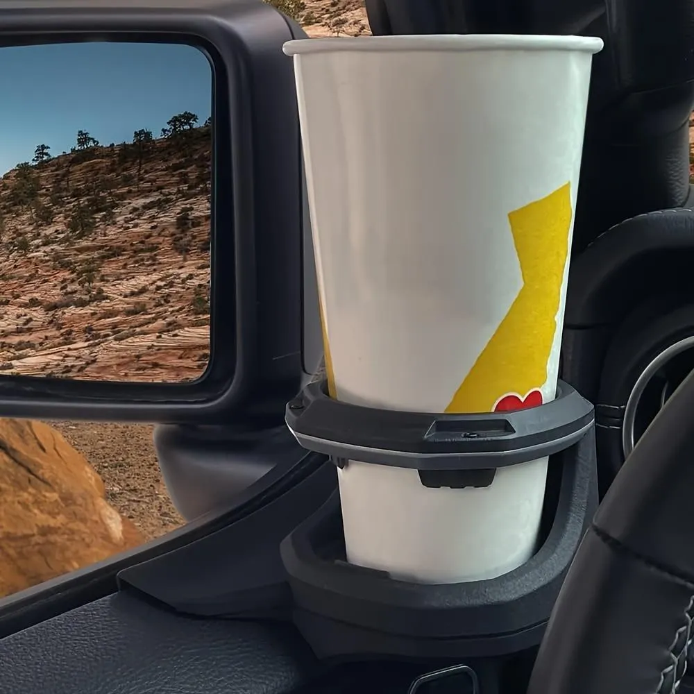 Applicable to 2018-2024 JL Wrangler/JT Gladiator Right Side Left Side 2018-2024 (Cup Holder Left Side) Accessories Door Cup Holder Applicable to 2018-2024 JL Wrangler/JT Gladiator Right Side Left Side 2018-2024 (Cup Holder Left Side) Accessories Door Cup Holder