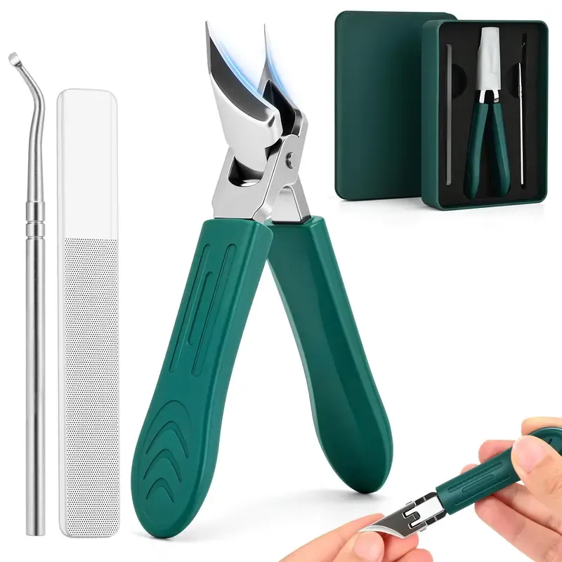 Ultra sharp stainless steel nail clipper tool details