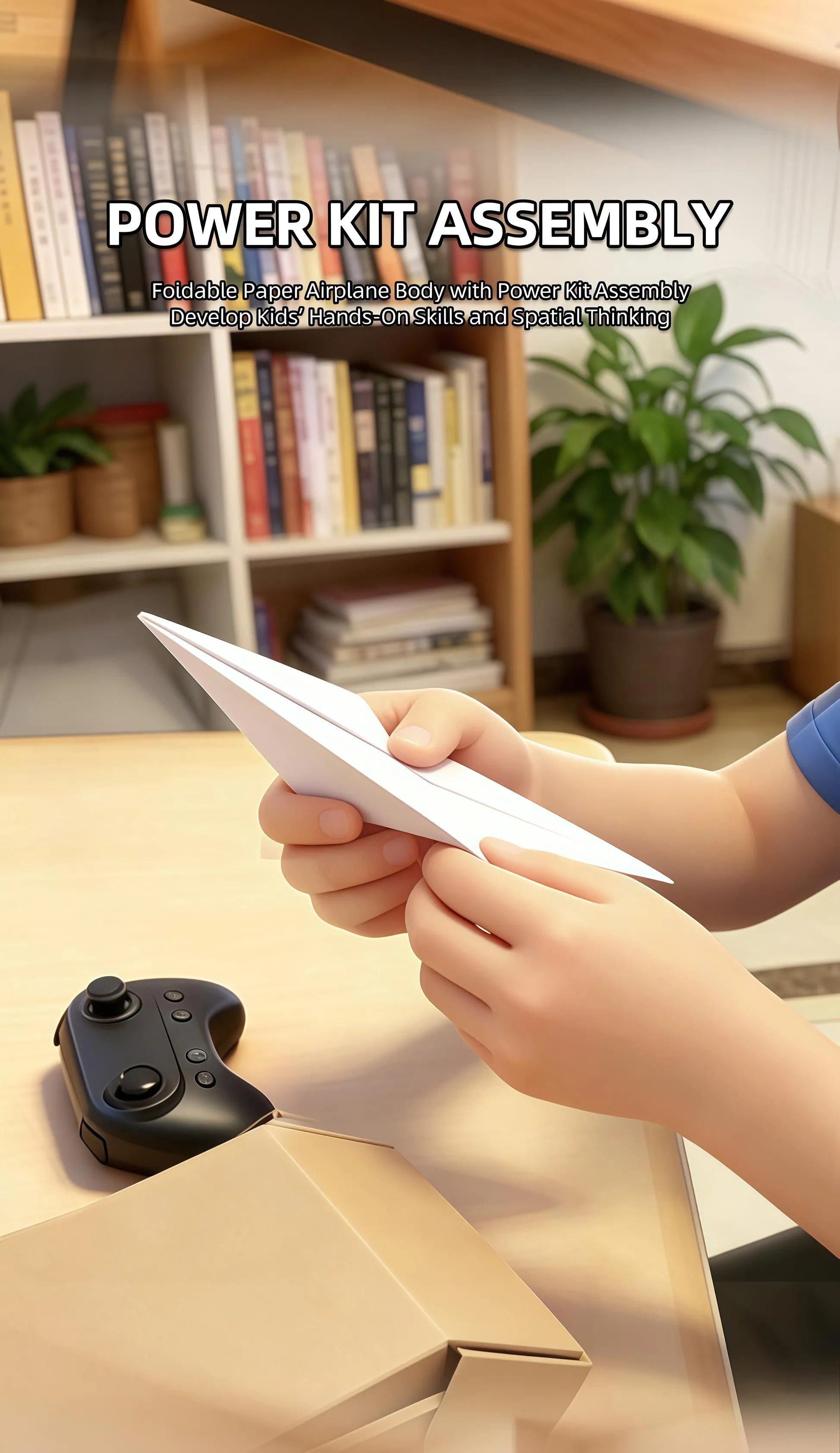 How to build and attach RC power kit to paper airplane for flying