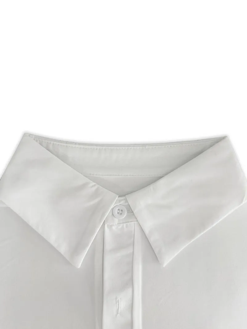 Women's Slim-Fit Button-Down Long-Sleeved Casual Shirt, Suitable for Daily Commuting