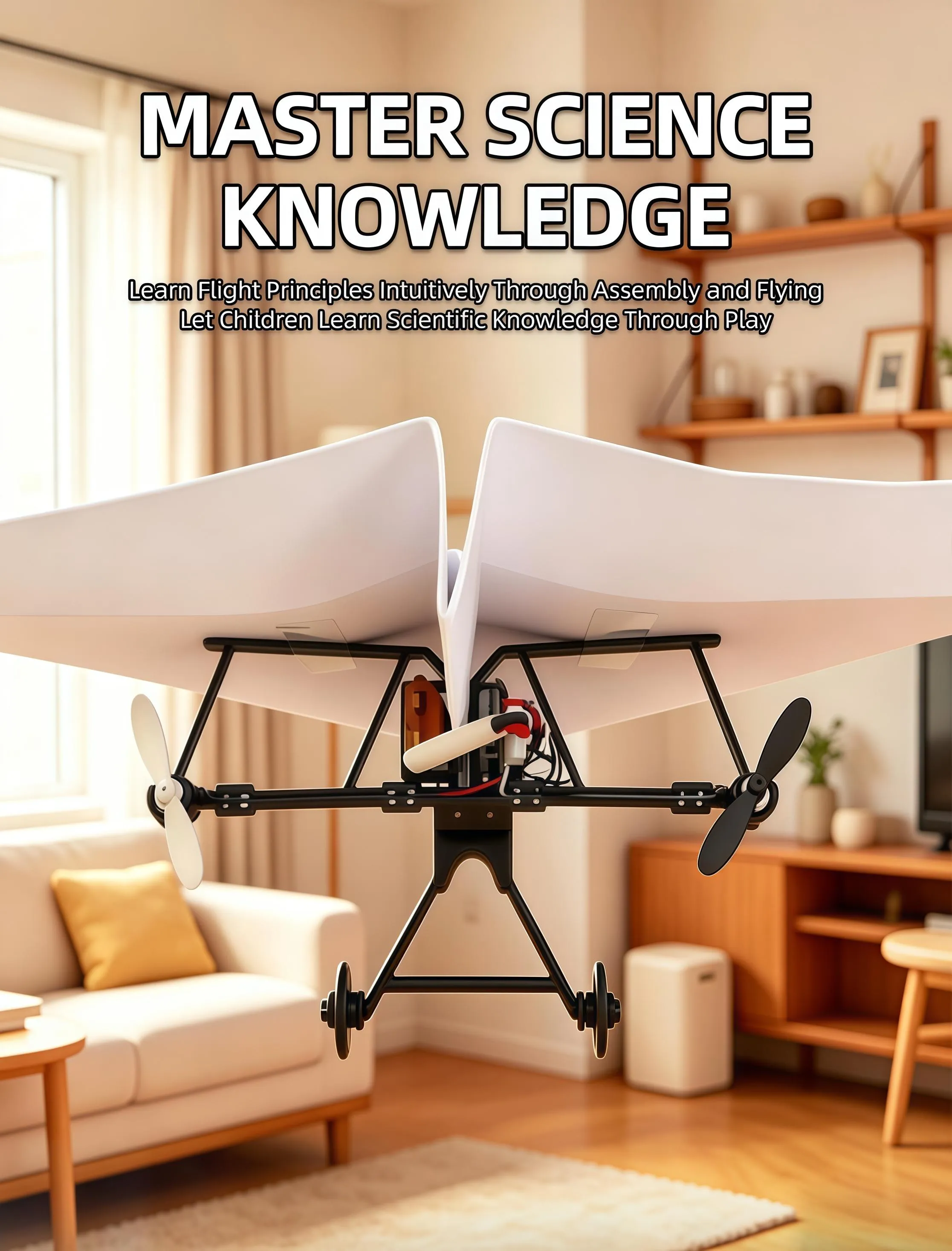 RC paper airplane STEM toy for hands-on learning building testing and flying