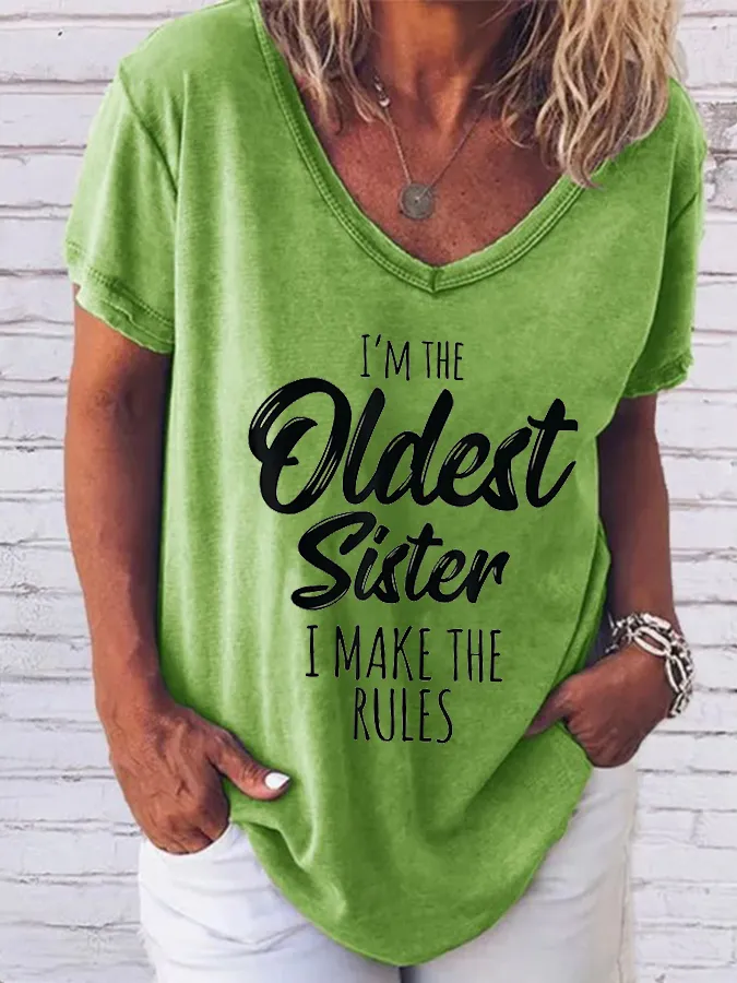 Women s I m The Oldest Sister I Make The Rules T Shirt women-s-i-m-the-oldest-sister-i-make-the-rules-t-shirt